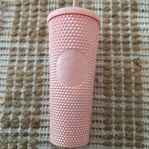 Starbucks 2024 Powder Pink Studded Tumbler